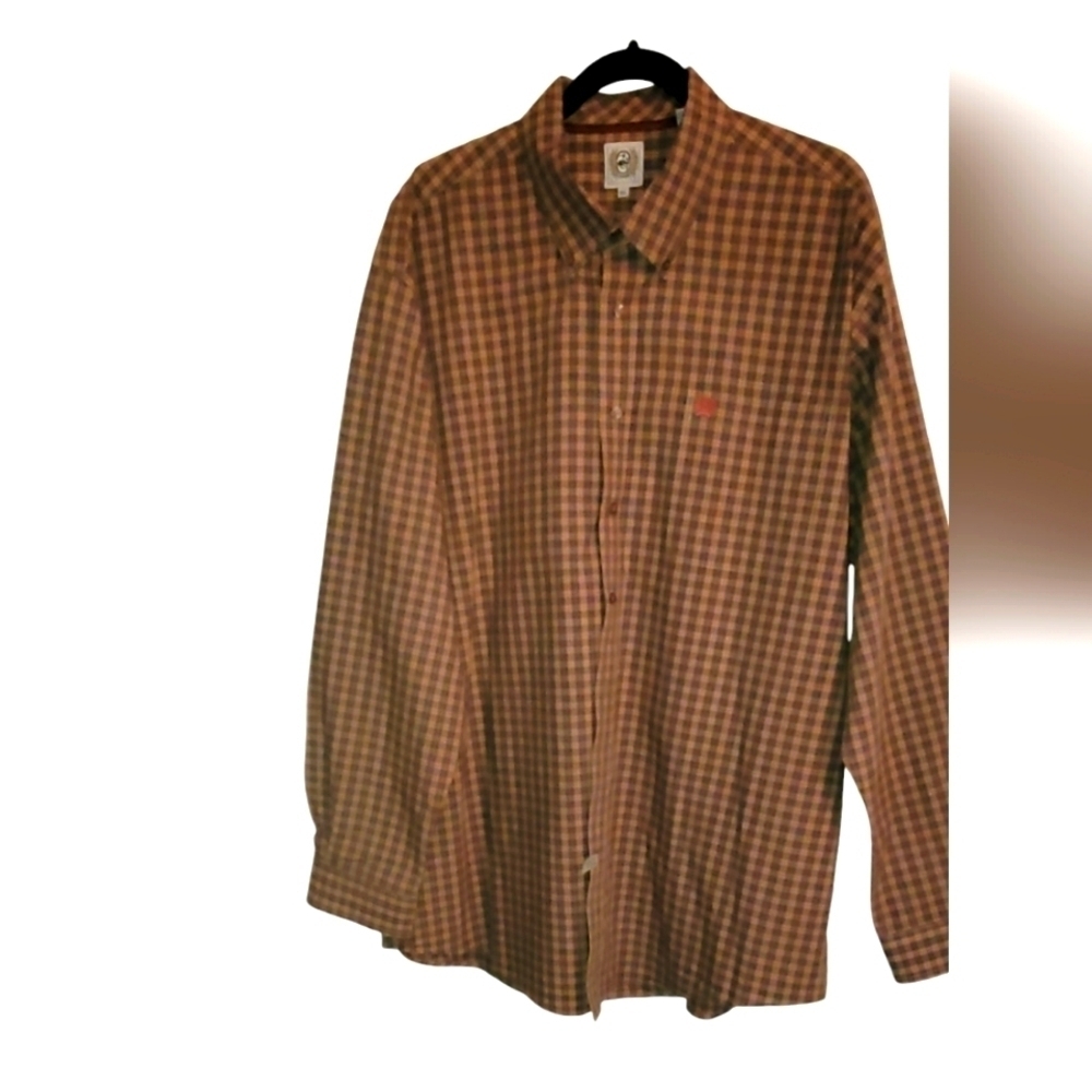 Cinch Plaid Button-down Casual long sleeve shirt